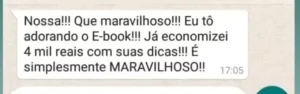 Depoimento: amei o e-book, cheio de ideias incríveis